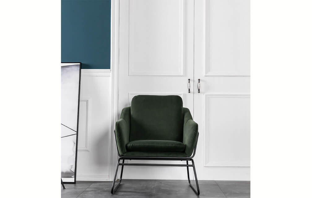 chair-Upholstered accent armchair