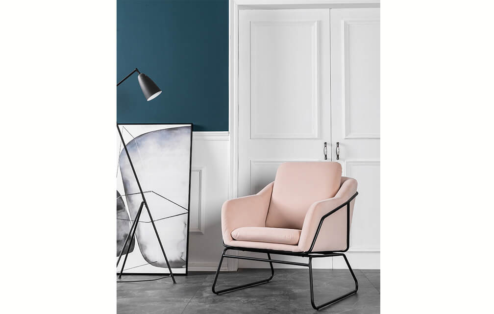 chair-Upholstered accent armchair